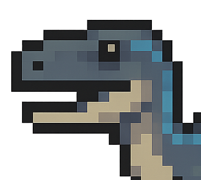 cabeça Velociraptor
